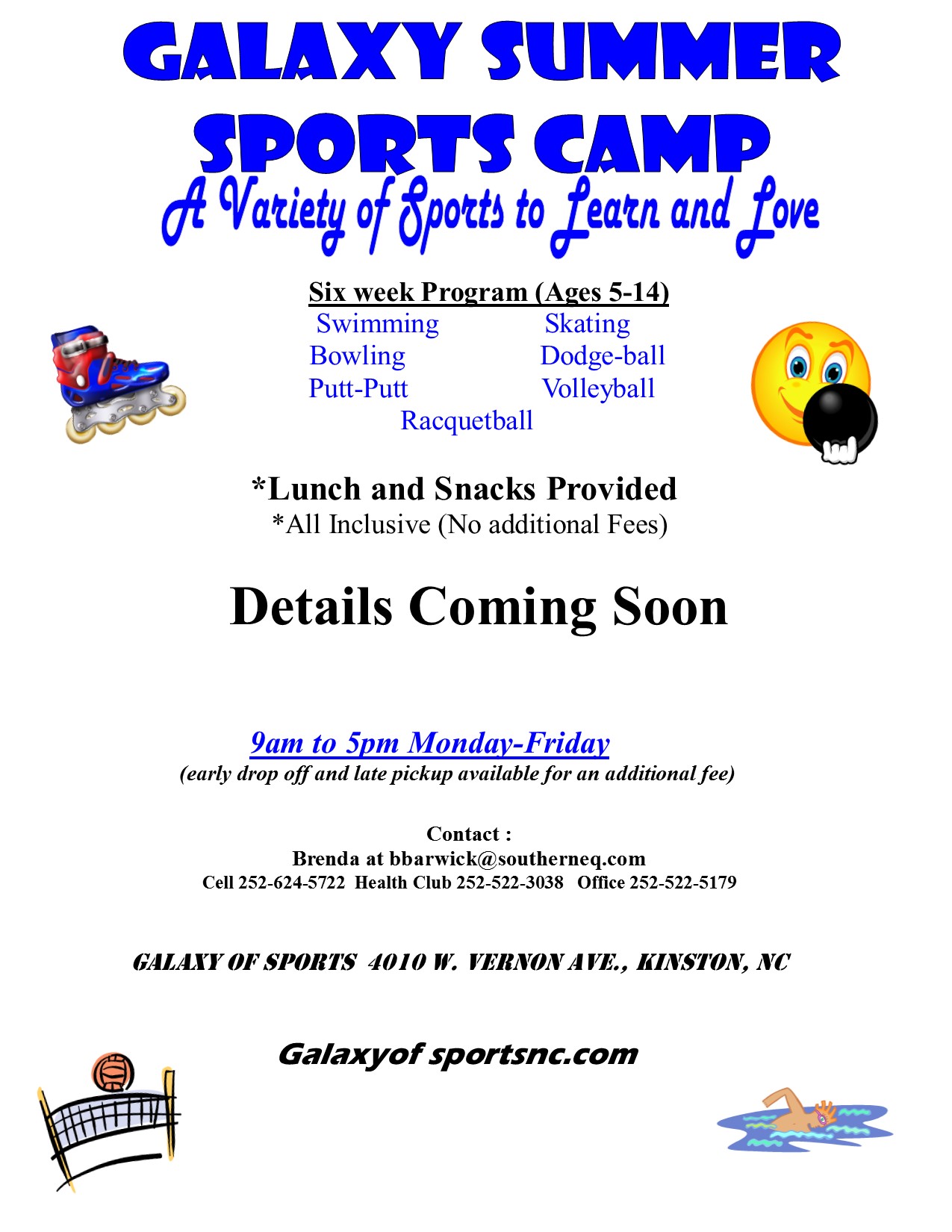Galaxy Bowling Summer Camp Summer Camp